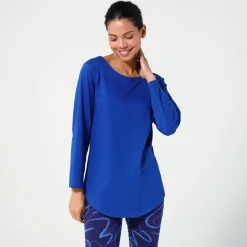 T-Shirt En Topje<Blancheporte T-shirt met lange mouwen indigo