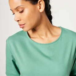 T-Shirt En Topje<Blancheporte T-shirt met lange mouwen jadegroen