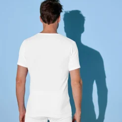 Ondergoed<Blancheporte T-shirt met ronde hals - herenondergoed, set van 6 wit