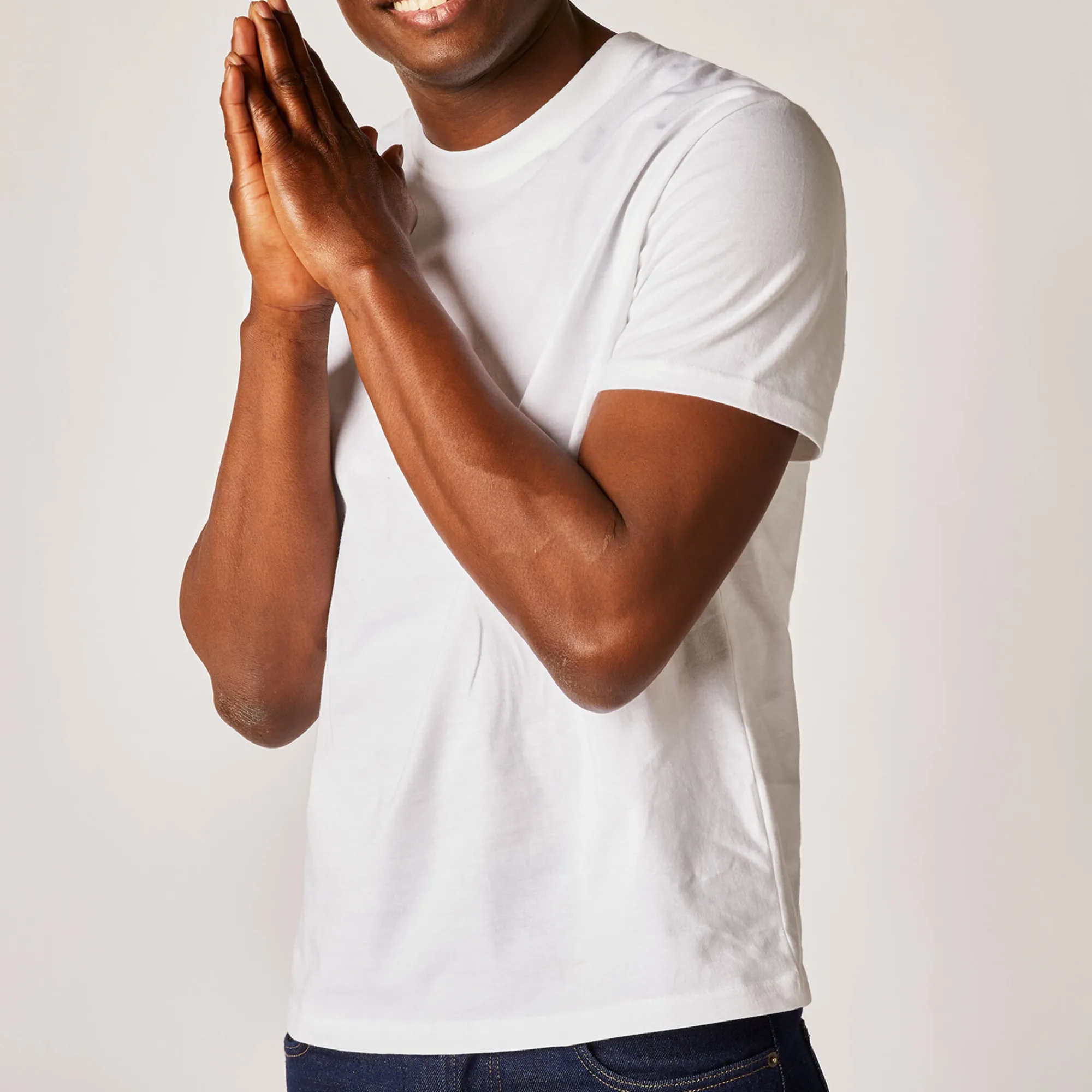 T-Shirt, Hemd En Polo<Blancheporte T-shirt met ronde hals en korte mouwen wit