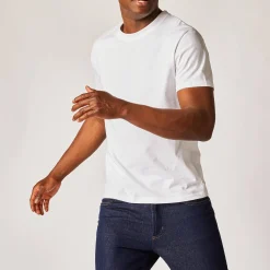 T-Shirt, Hemd En Polo<Blancheporte T-shirt met ronde hals en korte mouwen wit