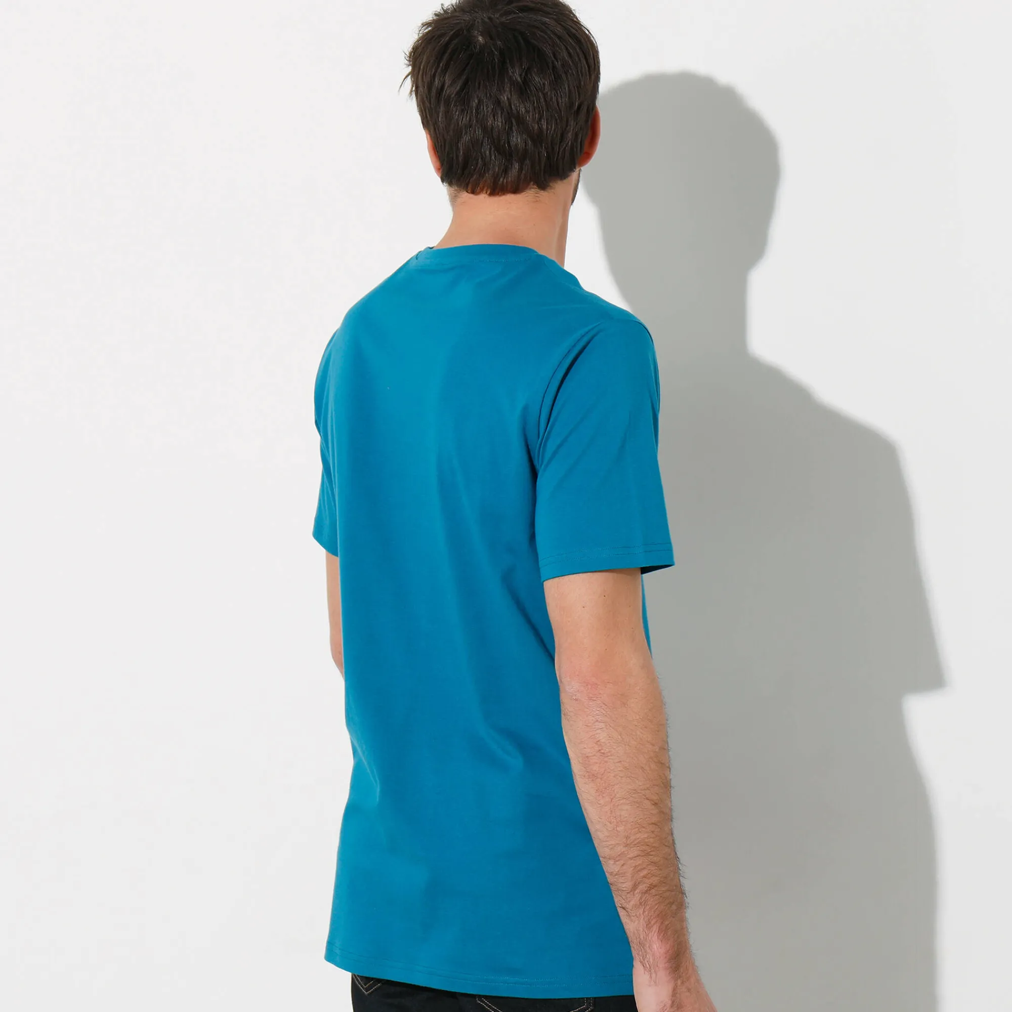 T-Shirt, Hemd En Polo<Blancheporte T-shirt met ronde hals en korte mouwen - set van 3 blauw + bruin + grijs