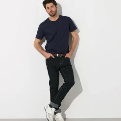 T-Shirt, Hemd En Polo<Blancheporte T-shirt met ronde hals en korte mouwen marine
