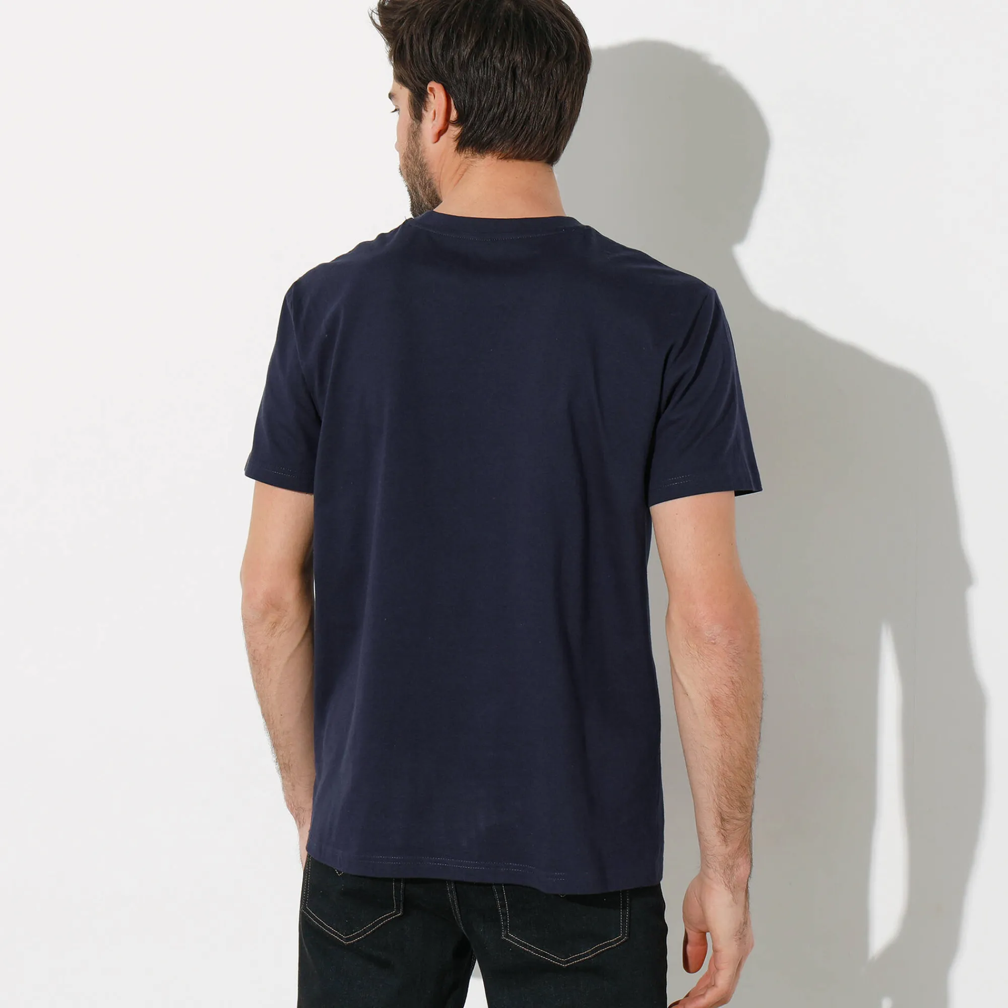 T-Shirt, Hemd En Polo<Blancheporte T-shirt met ronde hals en korte mouwen marine