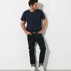T-Shirt, Hemd En Polo<Blancheporte T-shirt met ronde hals en korte mouwen marine