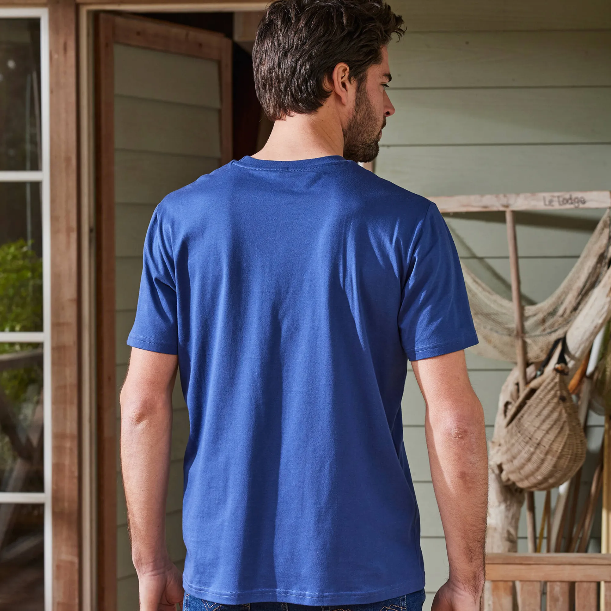 T-Shirt, Hemd En Polo<Blancheporte T-shirt met ronde hals en korte mouwen - set van 3 bordeaux + marine + blauw