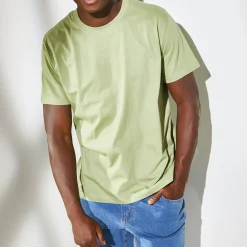 T-Shirt, Hemd En Polo<Blancheporte T-shirt met ronde hals en korte mouwen - set van 3 oranje + groen + geel