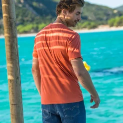 T-Shirt, Hemd En Polo<Blancheporte T-shirt met ronde hals en korte mouwen - set van 3 oranje + groen + geel