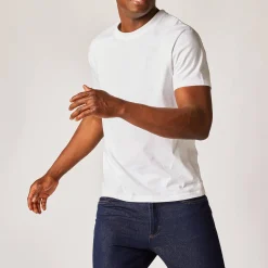 T-Shirt, Hemd En Polo<Blancheporte T-shirt met ronde hals en korte mouwen - set van 3 wit