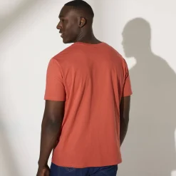 T-Shirt, Hemd En Polo<Blancheporte T-shirt met ronde hals en korte mouwen - set van 3 koraal + saliegroen + kaki