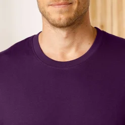 T-Shirt, Hemd En Polo<Blancheporte T-shirt met ronde hals en korte mouwen - set van 3 turkoois + bordeaux + marine