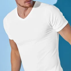 Ondergoed<Blancheporte T-shirt met V-hals - herenondergoed, set van 3 wit