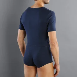 Ondergoed<Blancheporte T-shirt met V-hals - herenondergoed, set van 3 marine