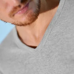 Ondergoed<Blancheporte T-shirt met V-hals - herenondergoed, set van 3 chiné grijs