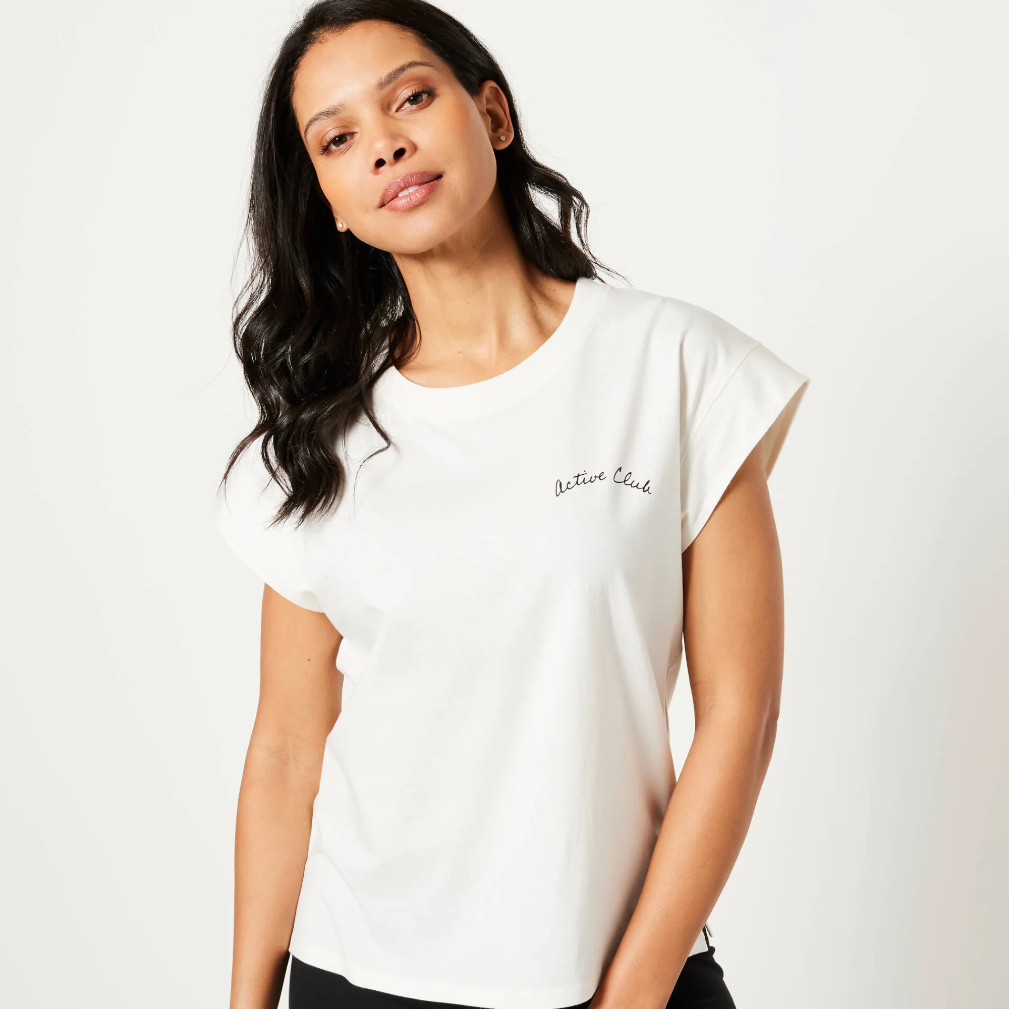 T-Shirt En Topje<Blancheporte T-shirt, wijd volume ecru