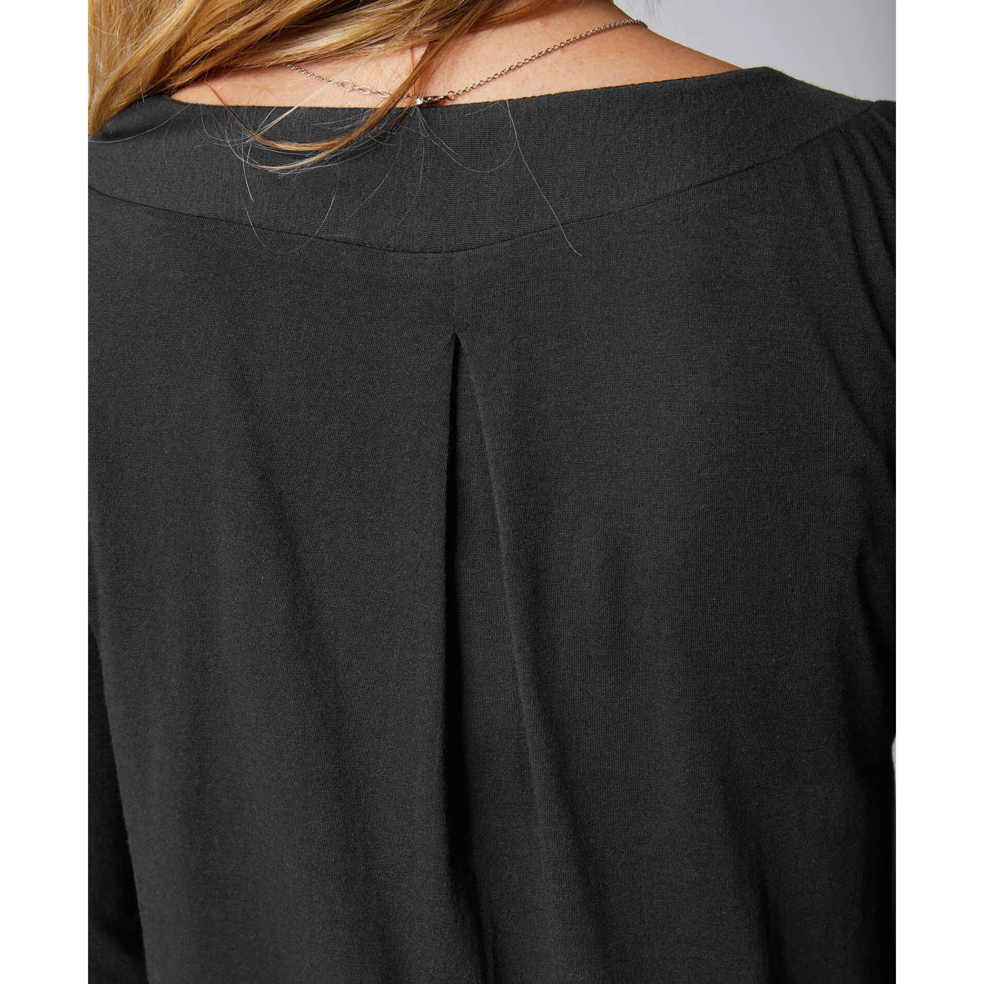 T-Shirt En Topje|Bloes En Tuniek<Blancheporte Tuniek met V-hals en grafische print zwart / blauw