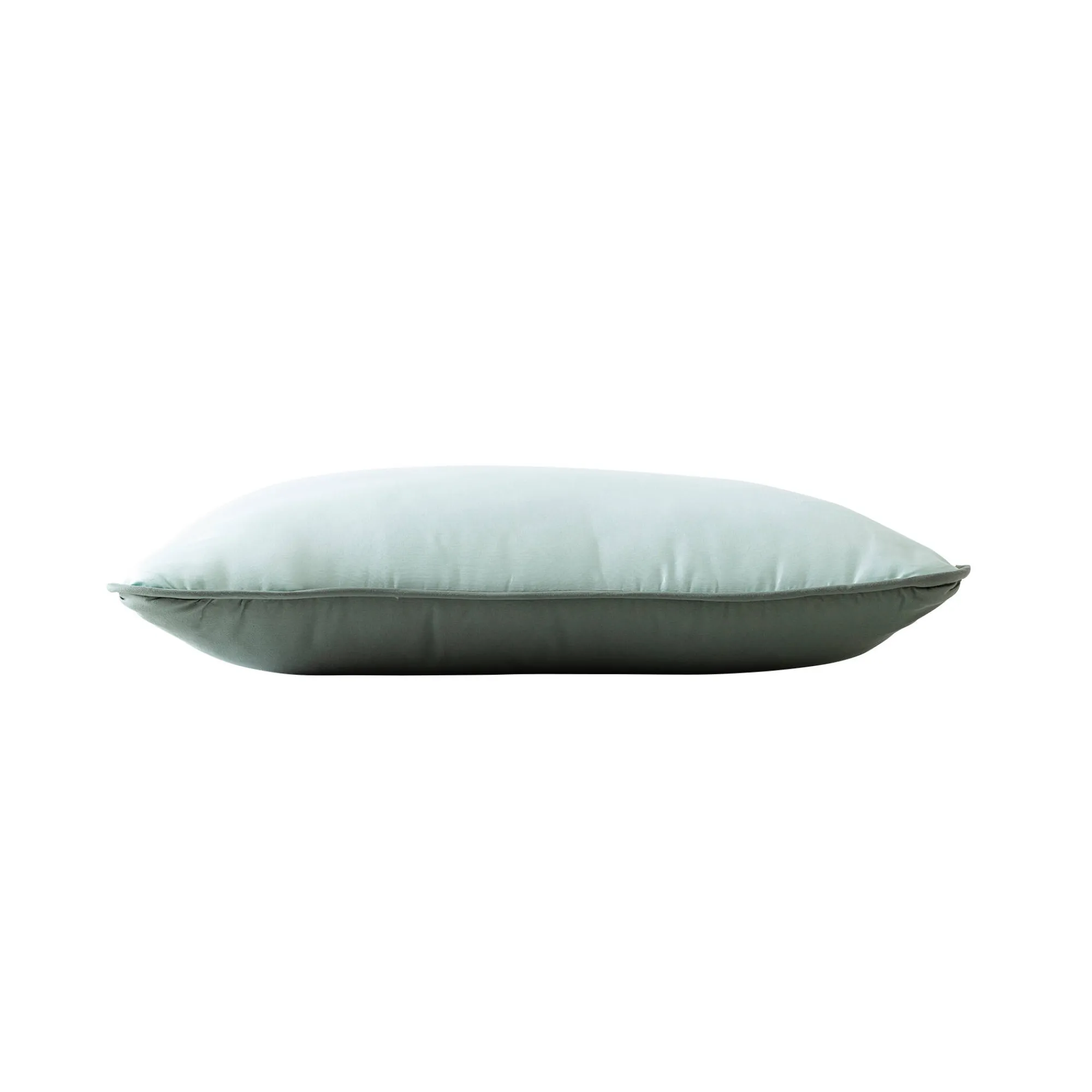 Dekbed<Blancheporte Tweekleurig dekbed in microvezel 500 g/m2 eucalyptus / amandelgroen