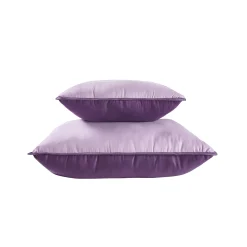Dekbed<Blancheporte Tweekleurig deken in microvezel 350g/m2 aubergine / parma