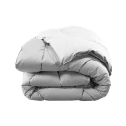 Donsdeken|Dekbed<Blancheporte Tweekleurig donsdeken grijs + wit