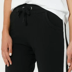 Broek<Blancheporte Tweekleurige joggingbroek zwart / wit