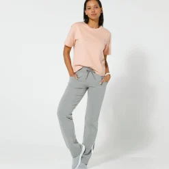 Broek<Blancheporte Tweekleurige joggingbroek chiné grijs / wit