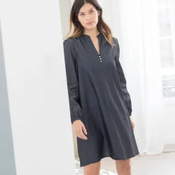 Jurk<Blancheporte Uitlopende hoesjurk, licht denim used black