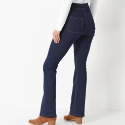 Jeans|Broek<Blancheporte Ultracomfortabele bootcut jeans, kleine lengte dark blue