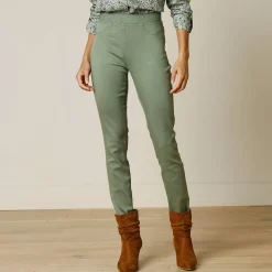 Jeans<Blancheporte Ultracomfortabele jegging met elastische taille - grote lengte linde