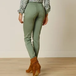 Jeans<Blancheporte Ultracomfortabele jegging met elastische taille - grote lengte linde