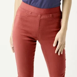 Jeans|Broek<Blancheporte Ultracomfortabele jegging met elastische taille - grote lengte tomette