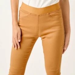 Jeans|Broek<Blancheporte Ultracomfortabele jegging met elastische taille - kleine lengte kerrie
