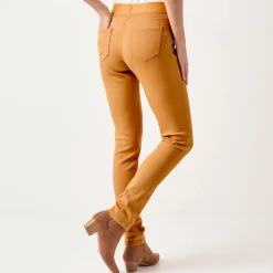 Jeans|Broek<Blancheporte Ultracomfortabele jegging met elastische taille - kleine lengte kerrie