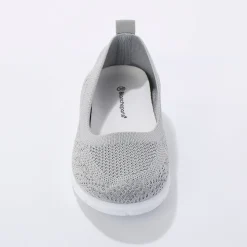 Ballerina's|Schoenen<Blancheporte Ultralichte ballerina's in mesh grijs