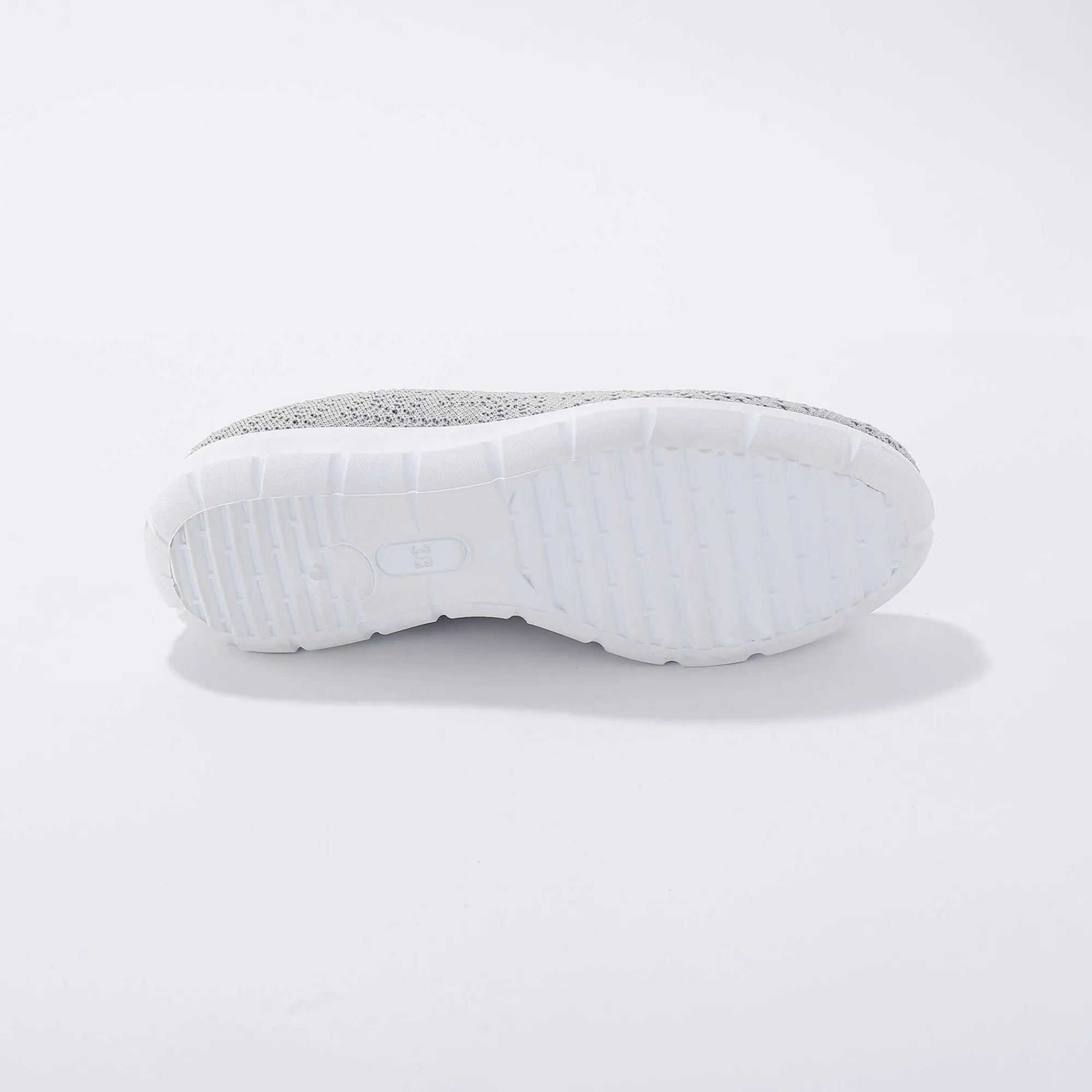 Ballerina's|Schoenen<Blancheporte Ultralichte ballerina's in mesh grijs