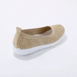 Ballerina's|Schoenen<Blancheporte Ultralichte ballerina's in mesh beige