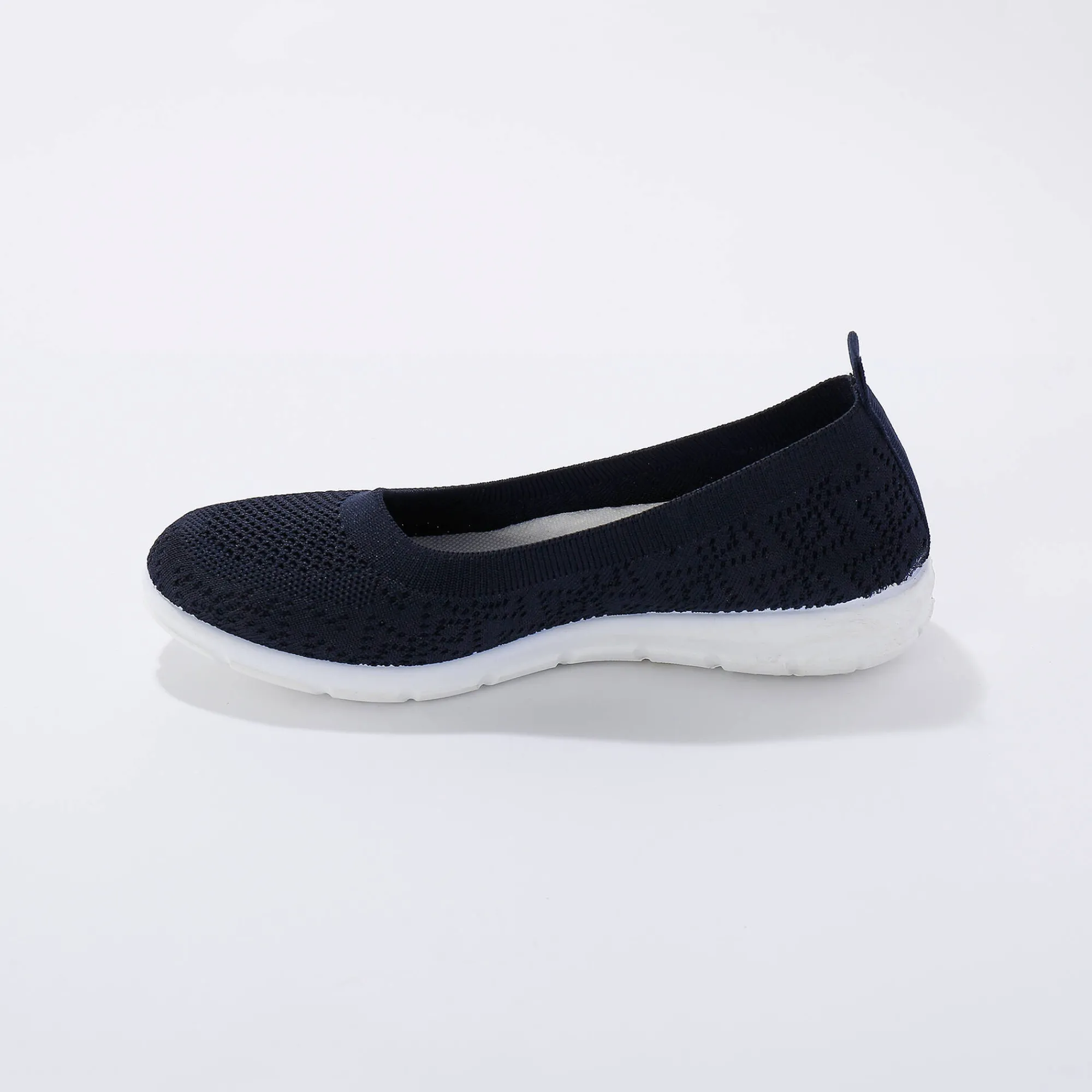 Ballerina's|Schoenen<Blancheporte Ultralichte ballerina's in mesh marine