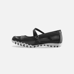 Ballerina's|Schoenen<Blancheporte Ultrasoepele sportballerina's met scratchsluiting zwart