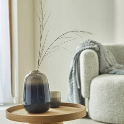 Decoratieartikel<Blancheporte Vaas in keramiek, afgewerkt met email blauw