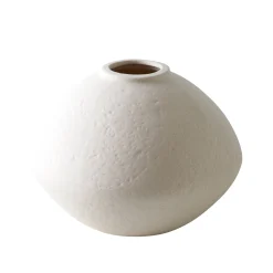 Decoratieartikel<Blancheporte Vaas in keramiek met steeneffect naturel