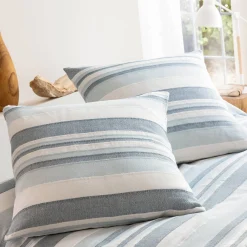 Kussenhoes<Blancheporte Veelkleurig artisanaal geweven kussenhoes - set van 2 parelgrijs