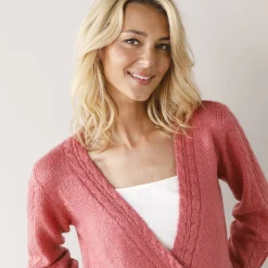 Trui En Vest<Blancheporte Vest in wikkelstijl roze