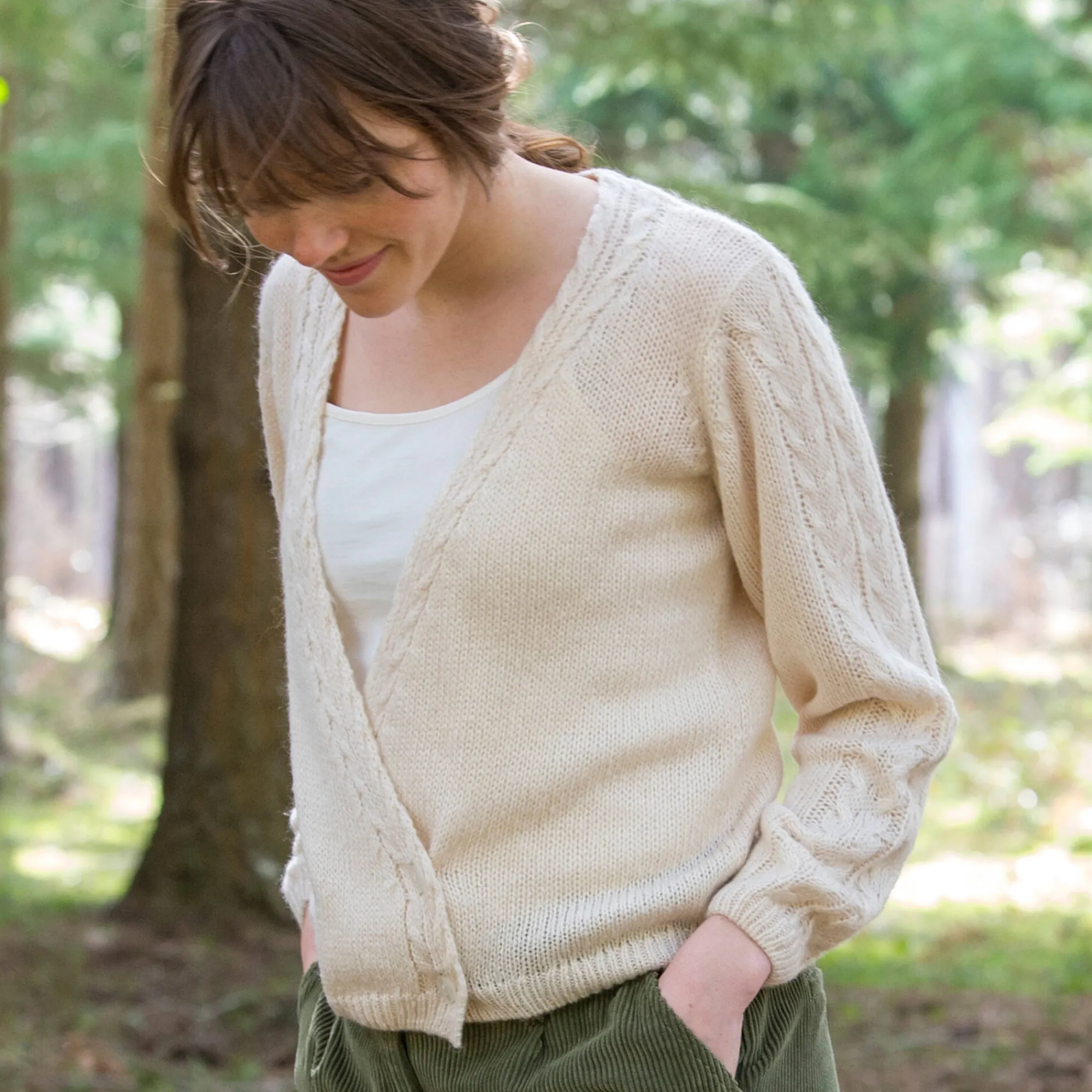 Trui En Vest<Blancheporte Vest in wikkelstijl zandkleur