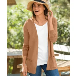 Trui En Vest<Blancheporte Vest met kasjmiertouch hazelnootbruin