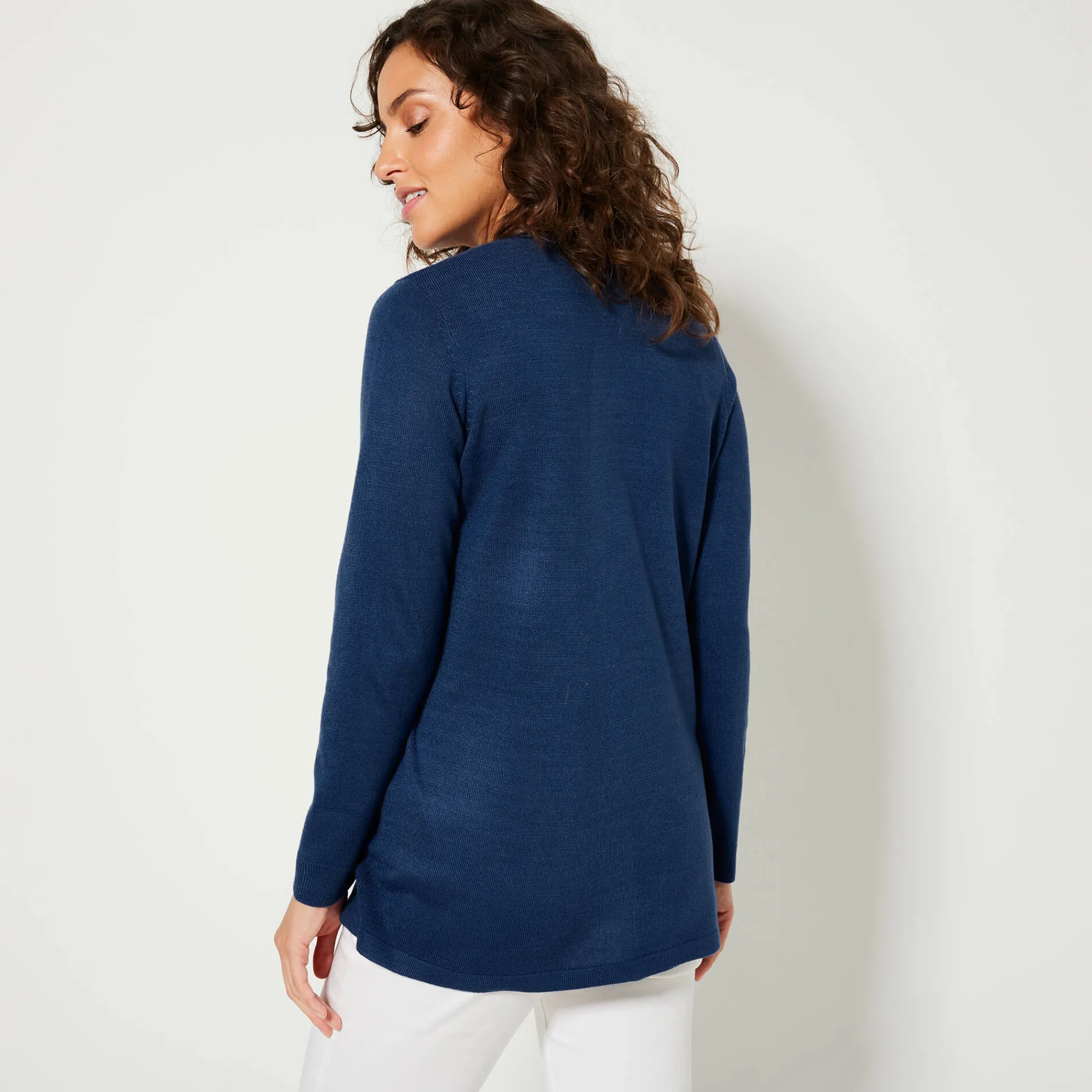 Trui En Vest<Blancheporte Vest met kasjmiertouch marine
