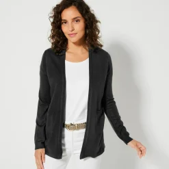 Trui En Vest<Blancheporte Vest met kasjmiertouch zwart