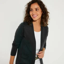 Trui En Vest<Blancheporte Vest met kasjmiertouch zwart