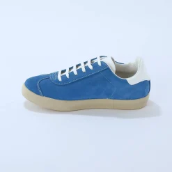 Baskets En Sneakers|Schoenen<Blancheporte Vintage sneakers in splitleer, gekleurd blauw