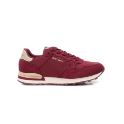Schoenen|Schoenen Heren<Teddy Smith Vintage sneakers met kleurdetail bordeaux