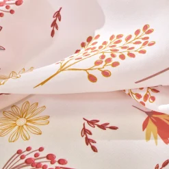 Tafellaken En Tafelloper<Blancheporte Vlekkenwerend tafellaken met bloemenmotief wit / rood