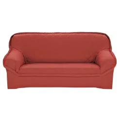 Zitbankhoes<Blancheporte Voorgevormde, gematelasseerde hoes - fauteuils en zitbanken terracotta